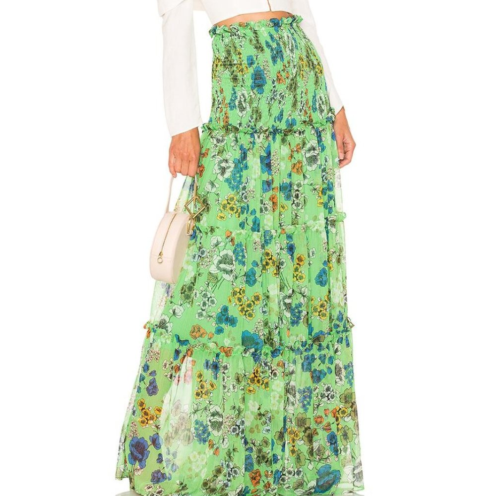Alexis Floral Roshan Maxi Skirt Size Small